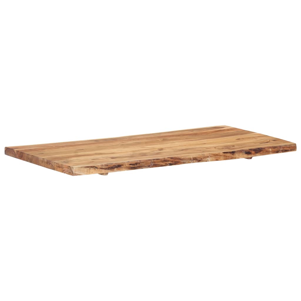 Dessus de table Bois d'acacia massiccio 118x(50-60)x3,8 cm - 8