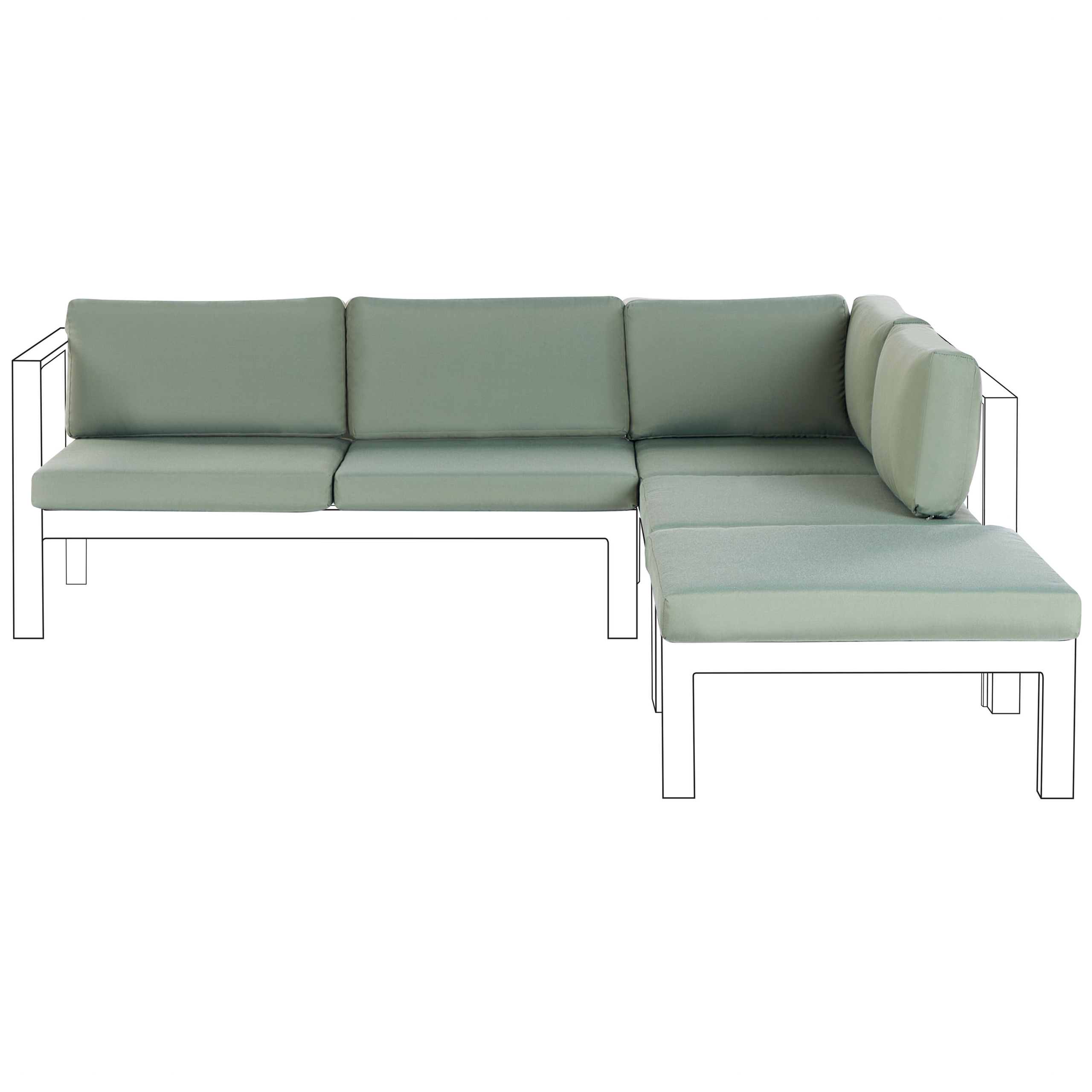 Copricuscioni Impermeabili 45x45 Con Conchiglie Marine – Set Da 4 Fodere Per Cuscini Esterni, Per Divano Da Giardino E Patio, Blu - 4