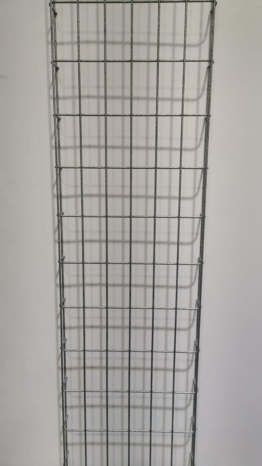 Gabiona - Canalina per cavi Lunghezza 29 cm Profondità 5 cm Dimensione maglia 5 x 10 cm - Dimensioni: 29 cm x 150 cm - 5