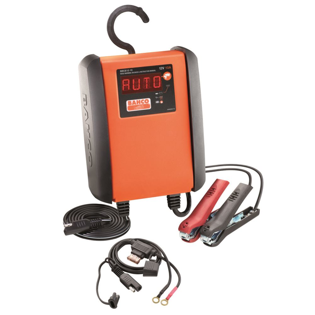 Bahco Batterie à microprocesseur entièrement automatique et dispositif de maintenance de la batterie 10 ampère, 8 étapes pour 1