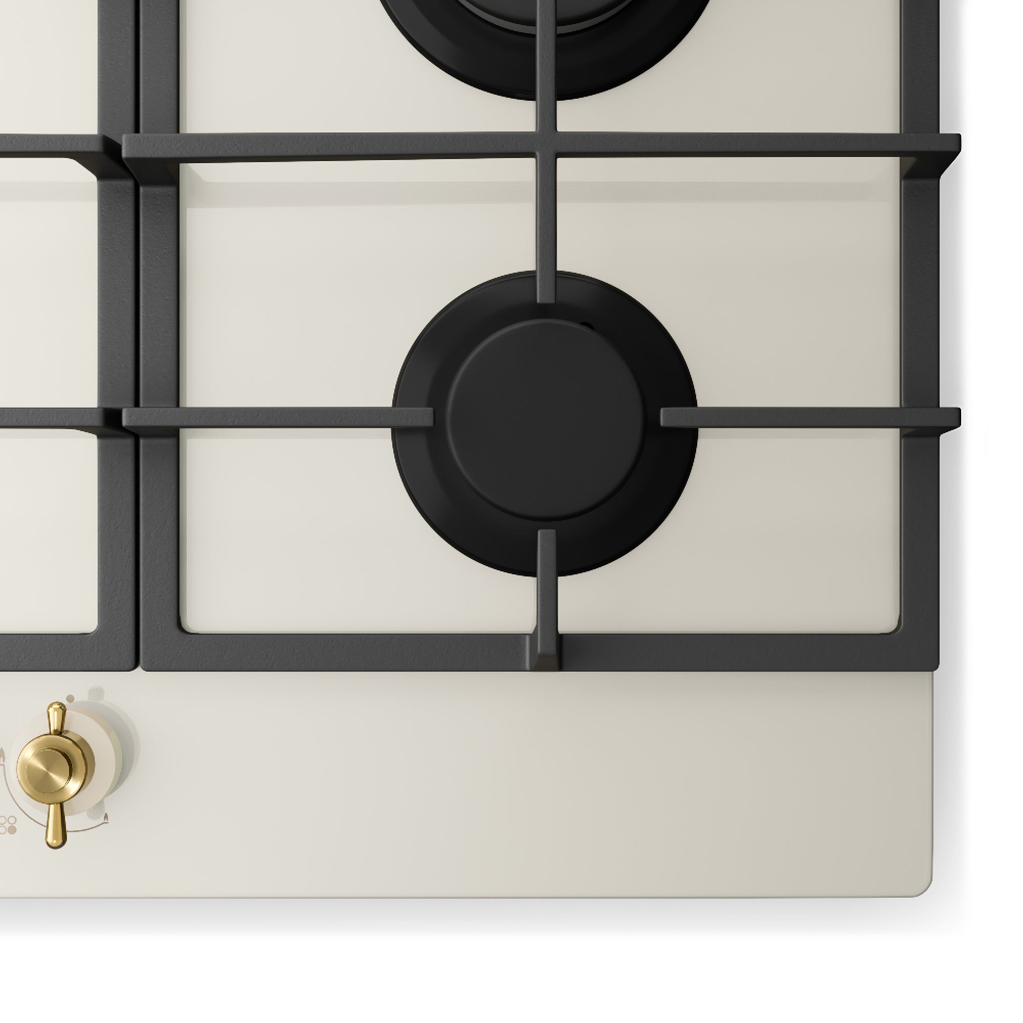 Klarstein Plaque de Cuisson Gaz Table de Cuisson 5 Brûleurs Plaque de Cuisson Encastrable 11100W Gaziniere Ivoire - 5