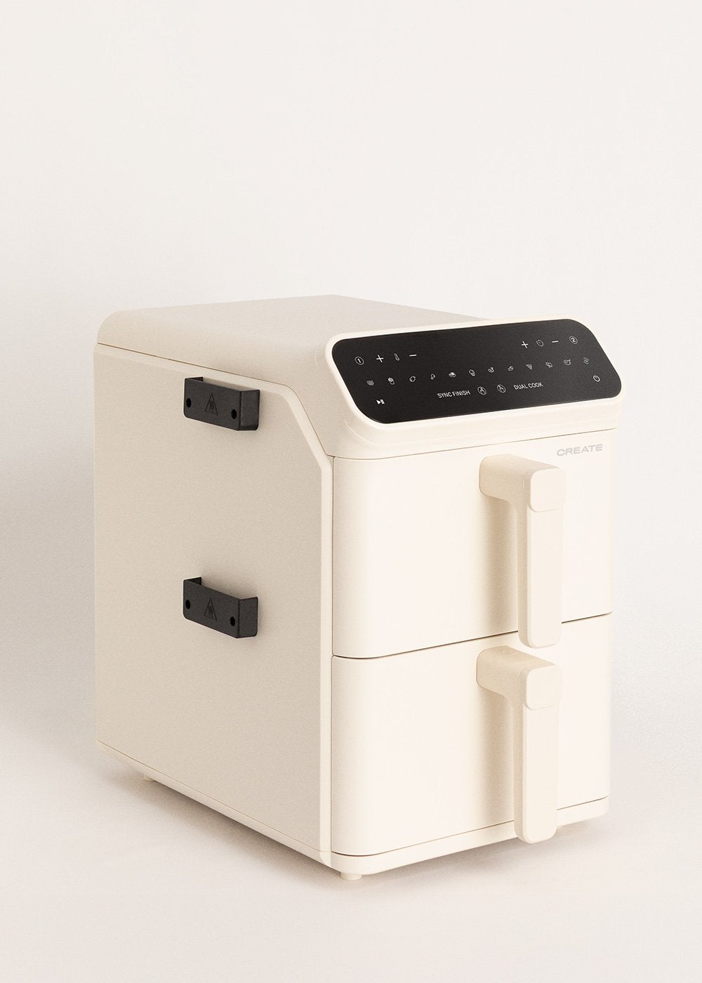 CREATE - AIR FRYER DUAL STACK - Frytkownica beztłuszczowa 11,2 L z podwójną warstwą i niezależną kontrolą - Blanc cassé - 6