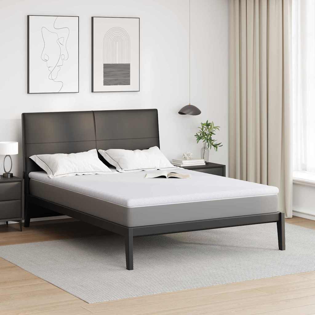 Nakładka na materac Biały 140 x 190 cm Tkanina jacquard vidaXL