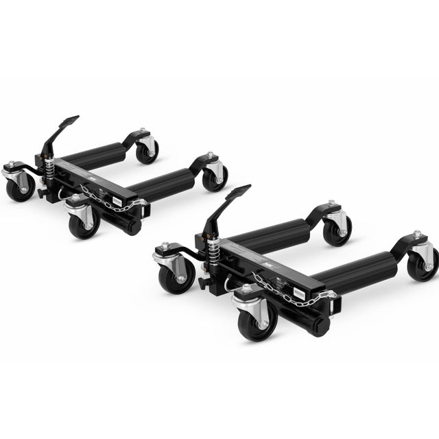 Carrello Idraulico Di Posizionamento Cric Sollevare Auto 680 Kg 380-660 Mm 2 Pz