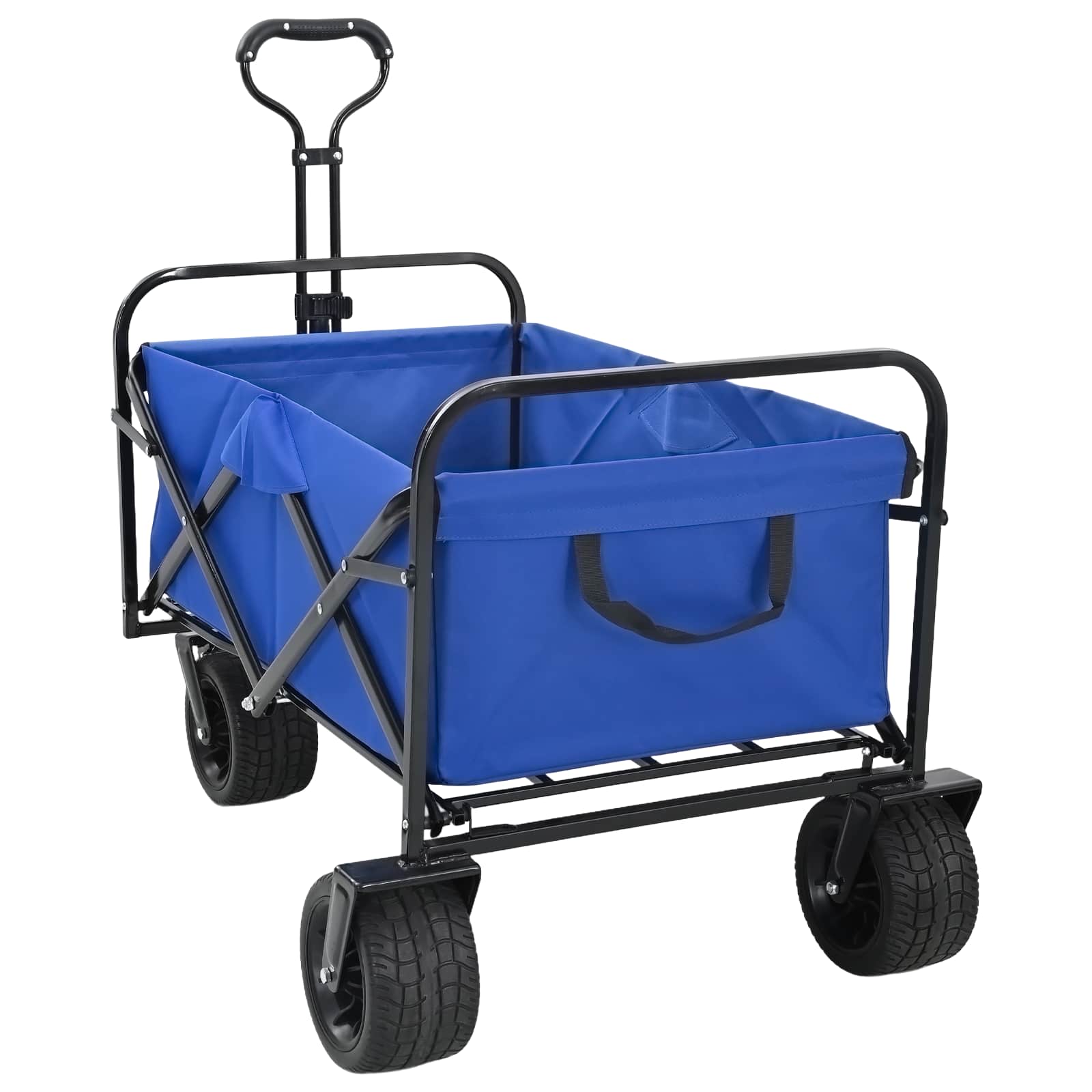 Trolley pour achats 55 litres Bleu sur Roues ABS - plstique corbeilles d´achats Mobile muticolore Rouge