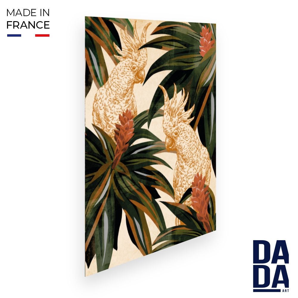 Affiche Poster 50x70cm Fleur Exotique Ancien - Déco Murale Moderne Artor (neuf)
