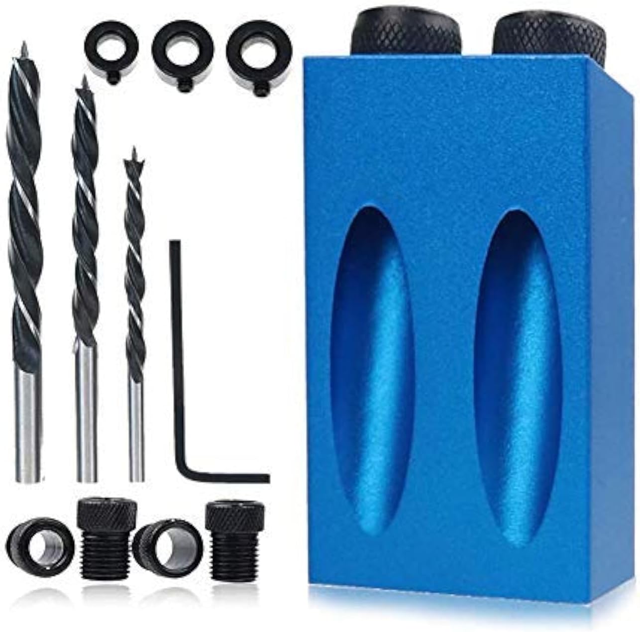 Gabarit De Perçage Wekuw - 6 Tailles De Trous Pour Bois - Aide Au Perçage Précise
