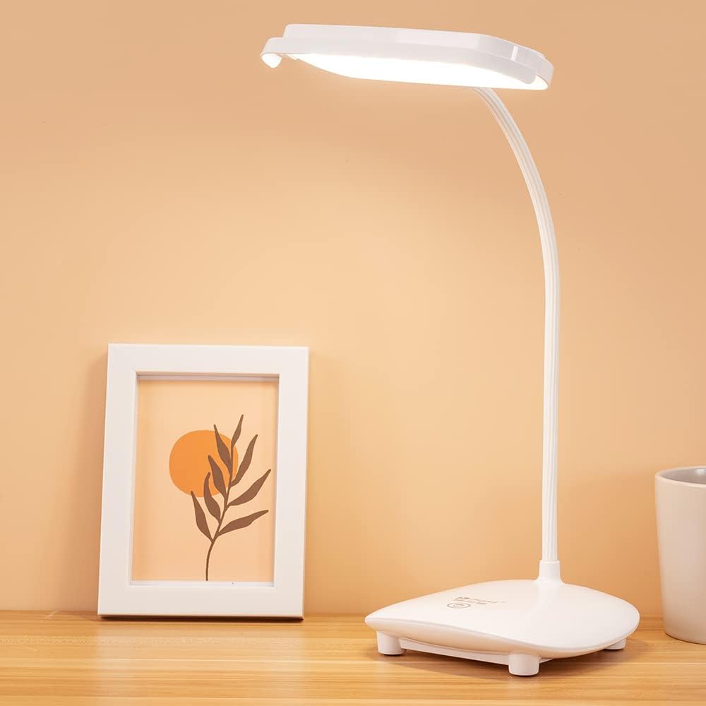 Bezprzewodowa lampka biurkowa USB ładowalna sztuki LED lampka do czytania dla dzieci lampka dotykowa kolory tryby ściemniania lampka nocna