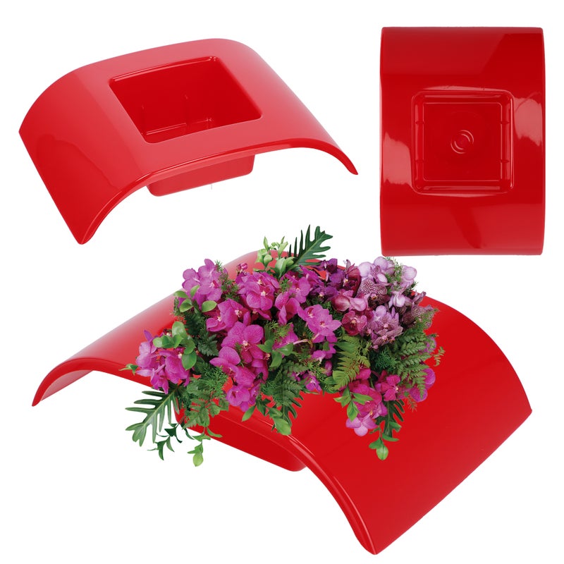 DONICZKA OSŁONKA DO KOMPOZYCJI NA KOMPOZYCJE STROIK BAZA IKEBANA CZERWONA