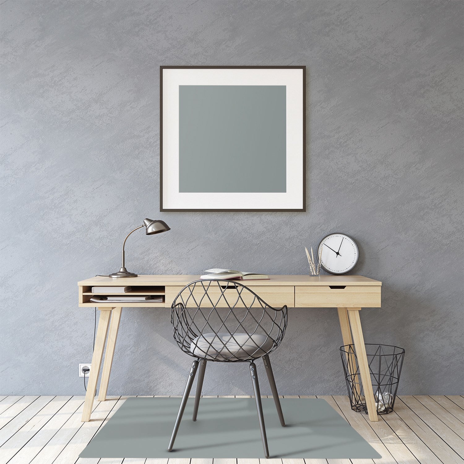 Mata pod krzesło komputerowe, Kocie oczy z bliska 120x90 cm – Tulup - 3