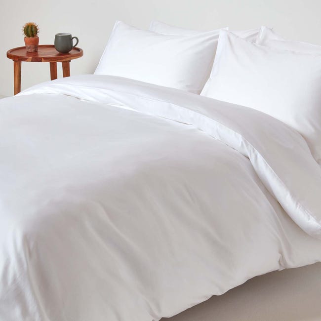 Drap Housse - Coton - 180 x 200 cm - Blanc - 25 cm de profondeur - 57 Drap Housse - Coton - 180 x 200 cm - Blanc - 25 cm de profondeur - 57