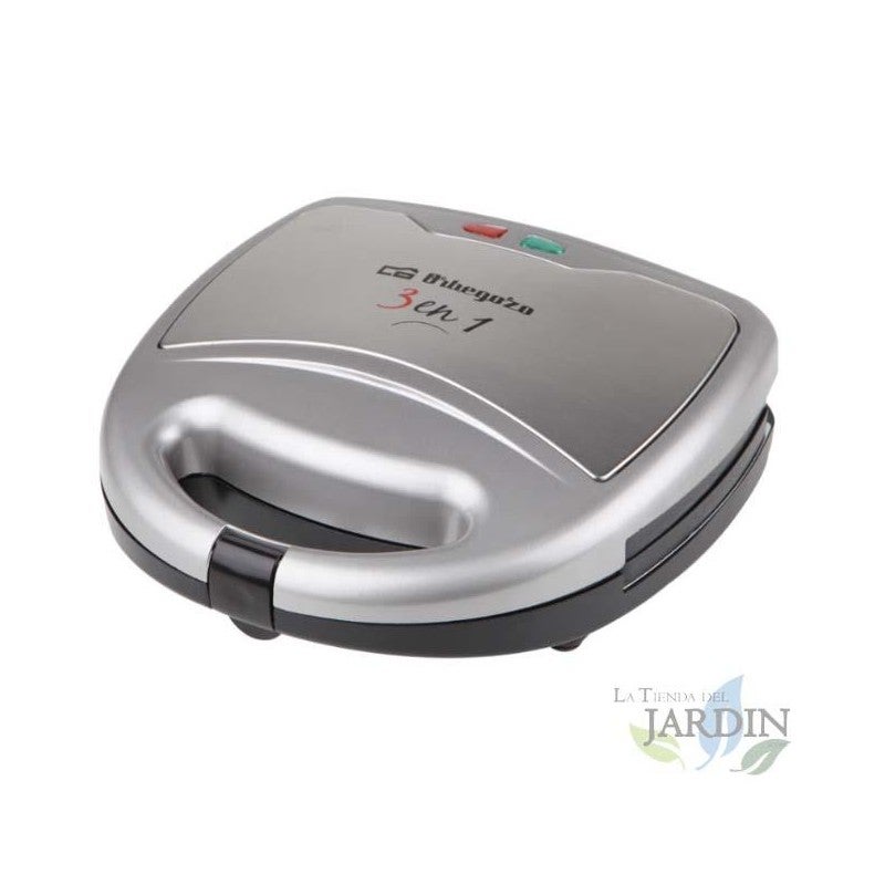 Sandwichera multifunción en 1, placas intercambiables, sandwich