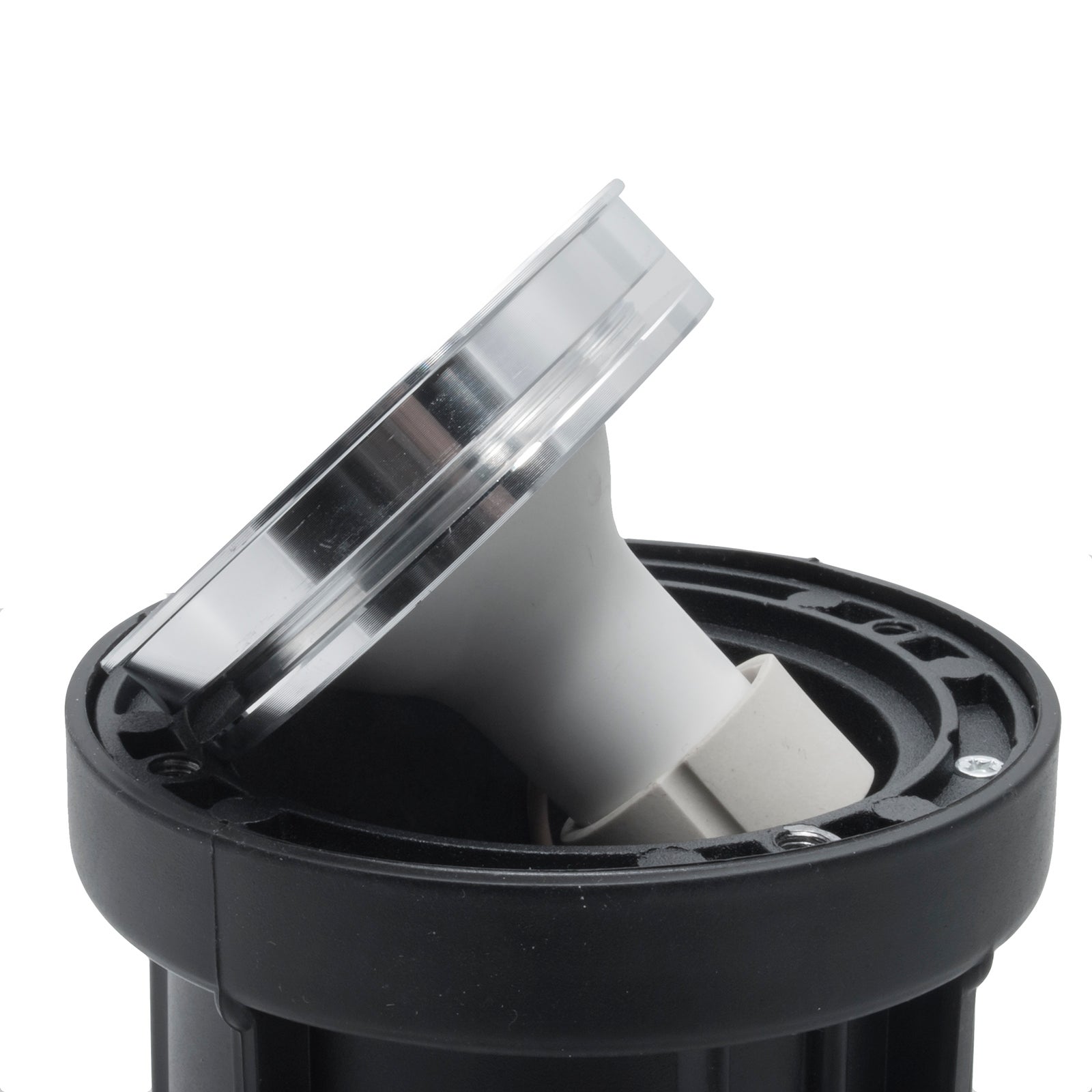 Faretto carrabile calpestabile per esterni stagno IP65 incasso terreno cemento viale giardino attacco lampada GU10 1x60W 230Vac - 2