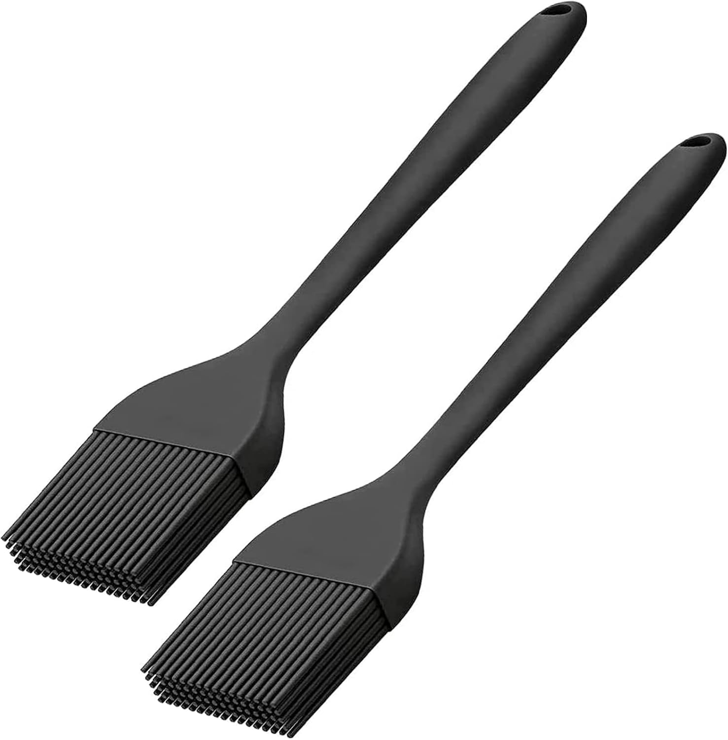 KLEHOPE - Set De 4 Pinceaux De Cuisine Vert Avec Crochets, Idéal Pour Badigeonner, Beurrer, Cuisiner - 2