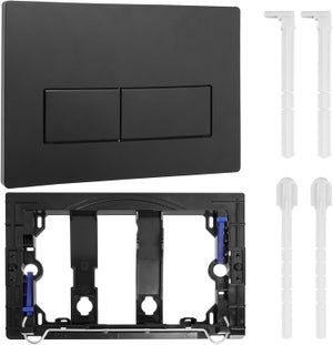 Plaque Déclenchement WC Suspendu Noire - Compatible Sigma 01 20 30 50 UP320 - Panneau Réservoir