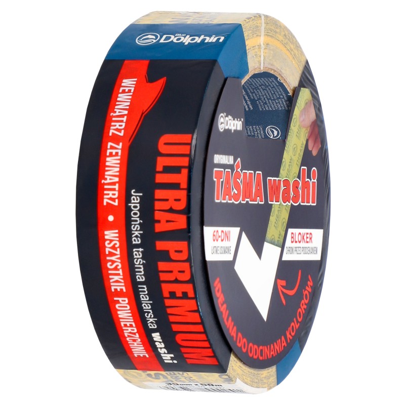 Taśma Washi, Blue Dolphin, do Precyzyjnego Odcinania Kolorów, 35mm x 50m