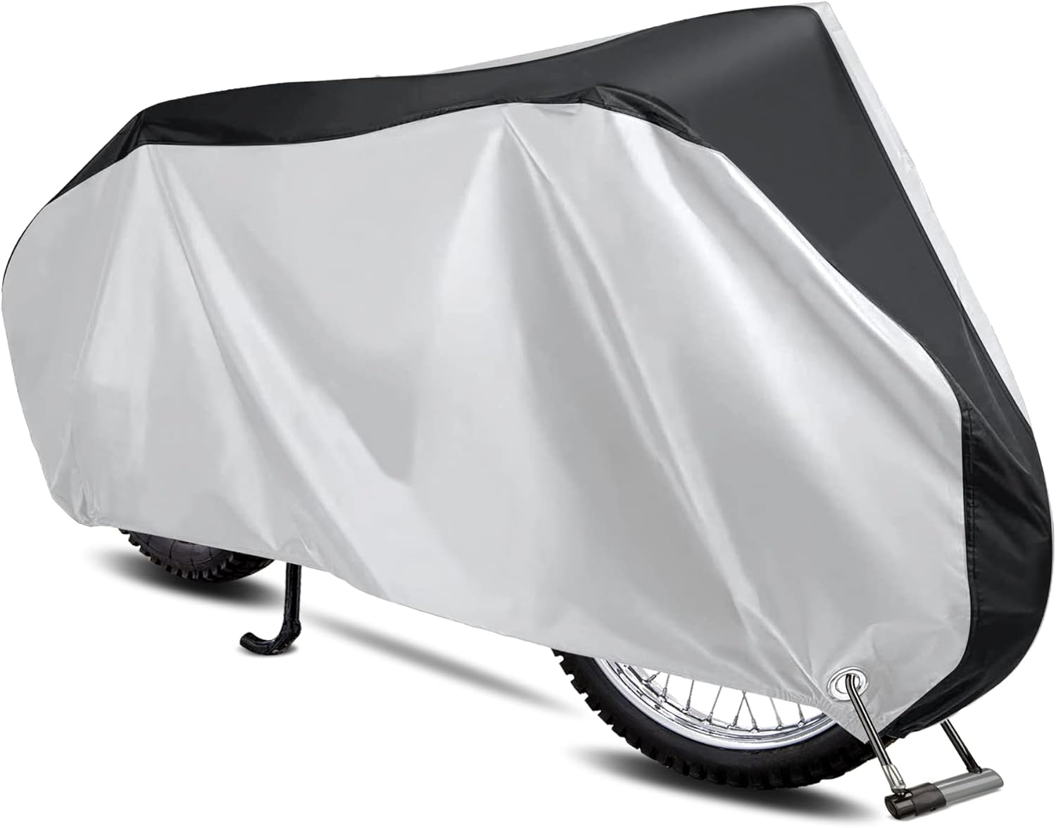 Wodoodporny pokrowiec na motocykl 200x70x110 cm – ochrona przed deszczem, UV, wiatrem, kurzem, odchodami – wytrzymały materiał zewnętrzny