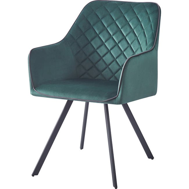 Chaise Ambre 125 64 5 X 58 X 85 Cm Vert Leroy Merlin Chaise ambre 125 64 5 x 58 x 85 cm vert leroy merlin