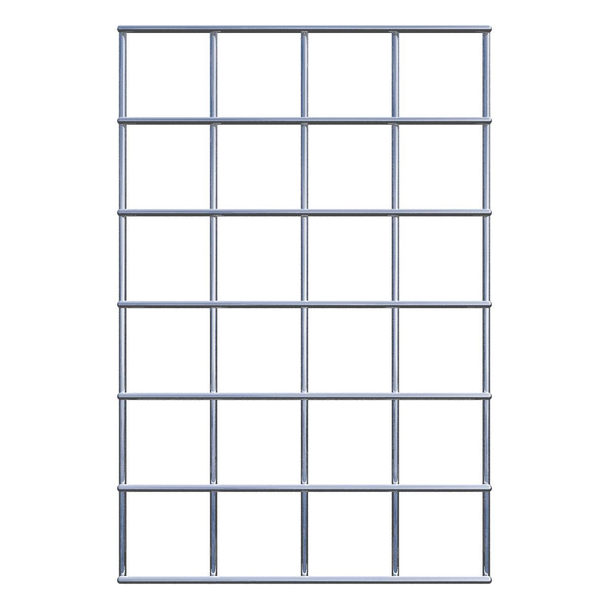 Gabiona - Griglia decorativa / Griglia per rampicanti (incluso materiale di montaggio) Dimensione delle maglie 5 x 5 cm - Lunghezza: 20 cm - Altezz... - 4