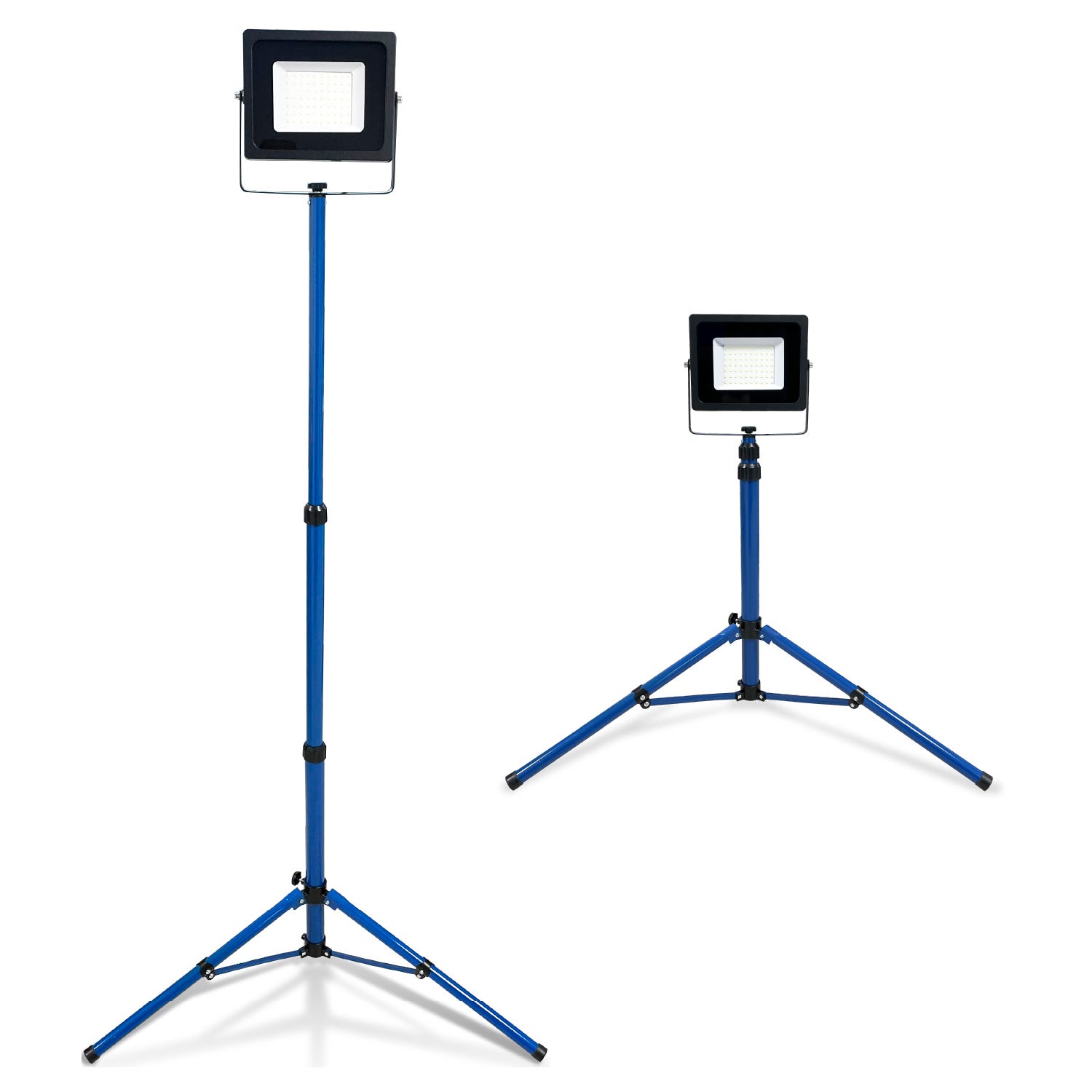 Projecteur LED 50W Lumière Froide Avec Trépied 5m - Éclairage Extérieur Événements Chantier