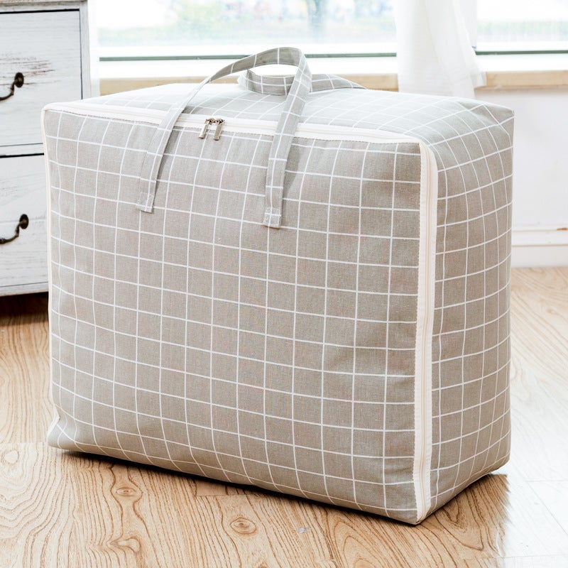 Duża, wodoodporna torba do przechowywania 105 l, torba przeprowadzkowa z uchwytem, na ubrania, koce, poduszki – 70 x 50 x 30 cm