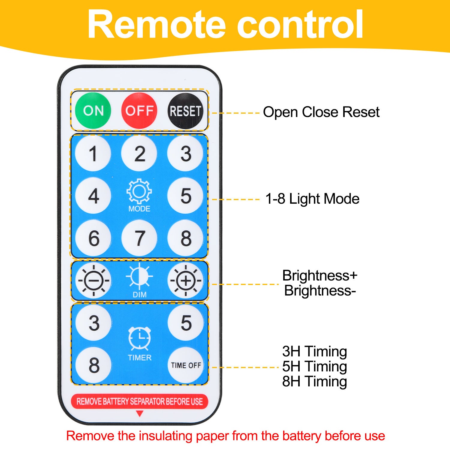Ghirlanda luminosa a LED solare 800 LED 80 m IP44 8 modalità Matrimonio Esterno Interno Giardino Illuminazione interna natalizie Bianco caldo - 7