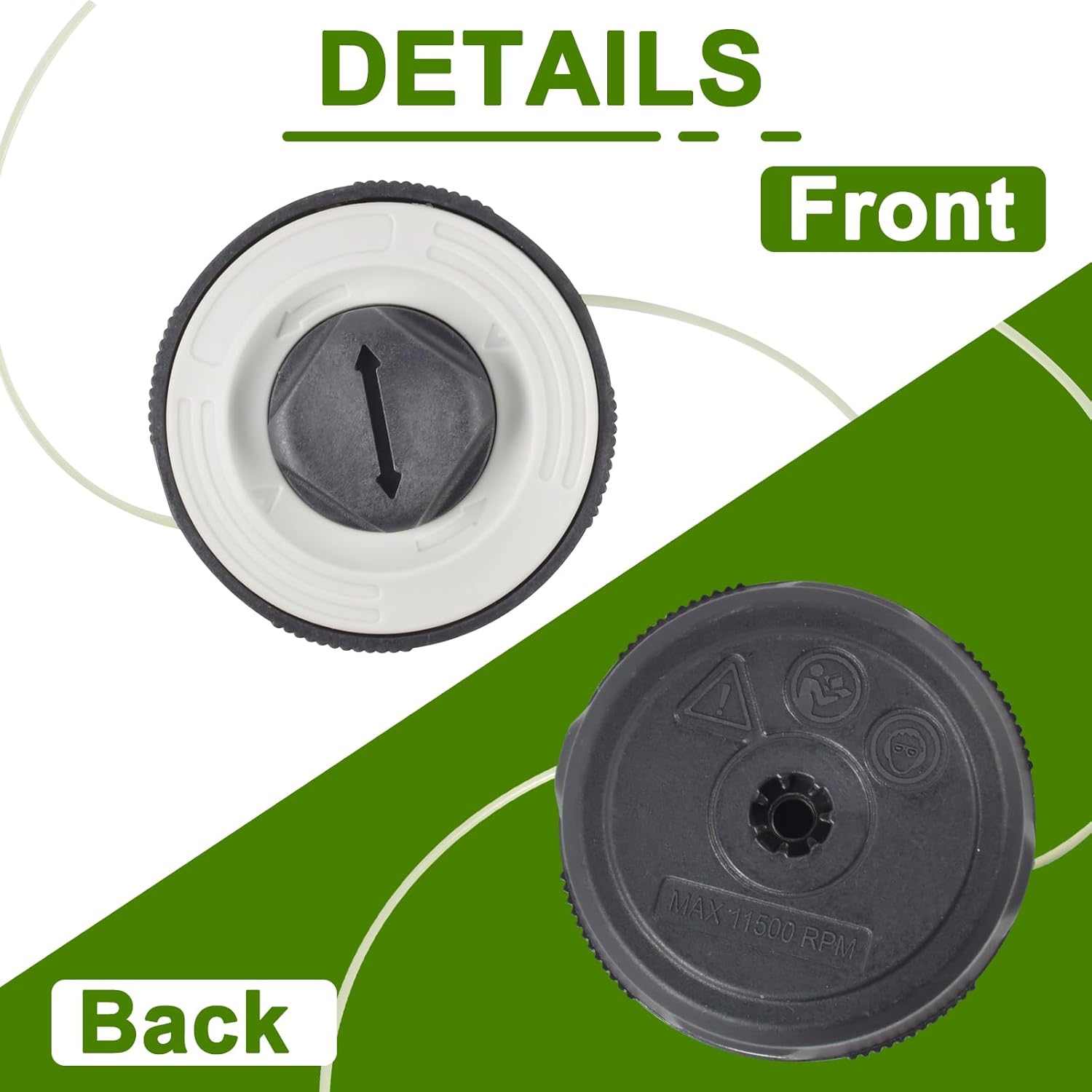 Tête de rechange pour coupe-herbe Stihl C3-2, FSA 57, FSE 52, FSA57, FSE52, débroussailleuse électrique et coupe-bordure - 4