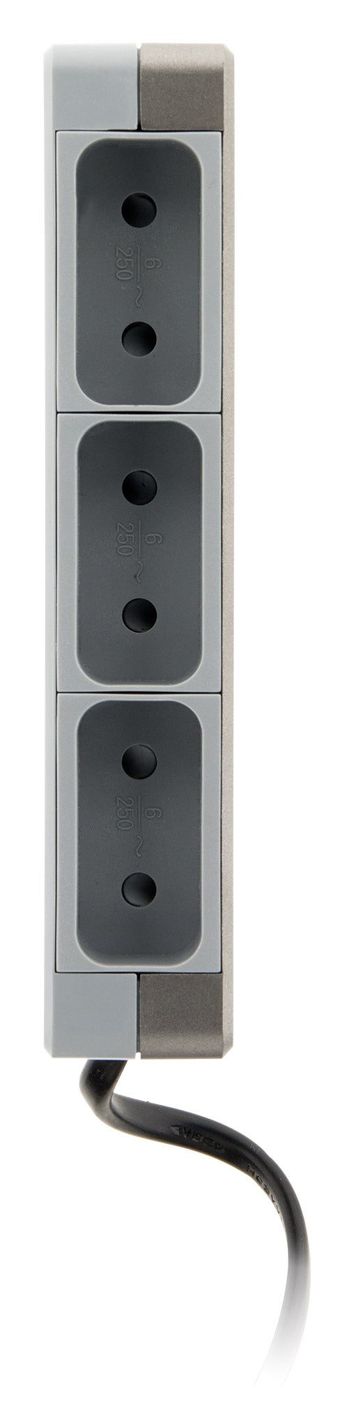 Multiprise extraplate 6 prises 6A Titanium - Thomson - 5