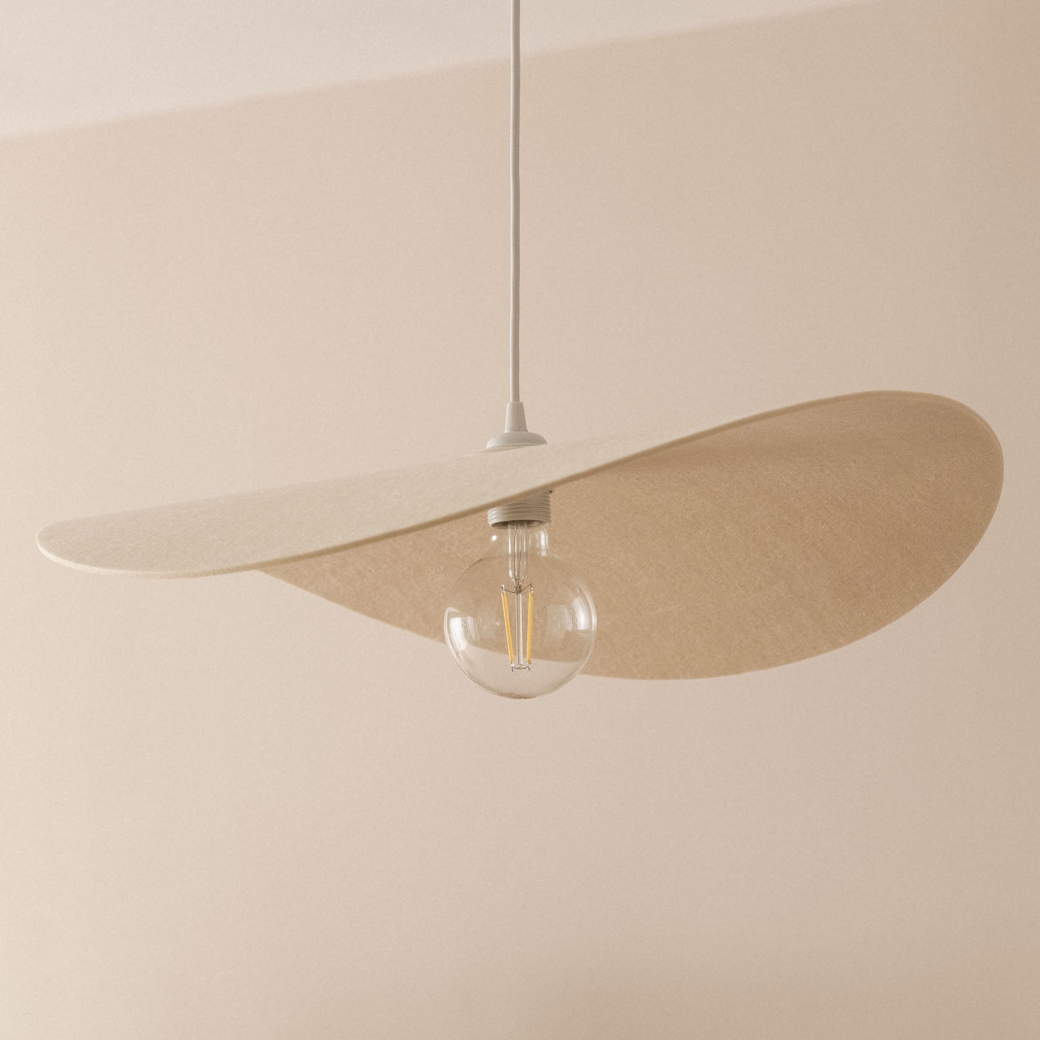 Suspension Feutre Abelia Beige - 8