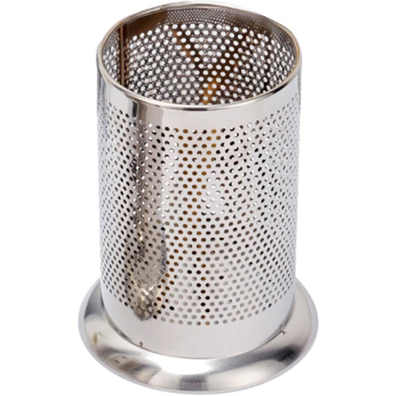 Ociekacz na łyżki i widelce, organizer na przybory kuchenne, uchwyt na pałeczki, otwory odpływowe, nierdzewny organizer kuchenny