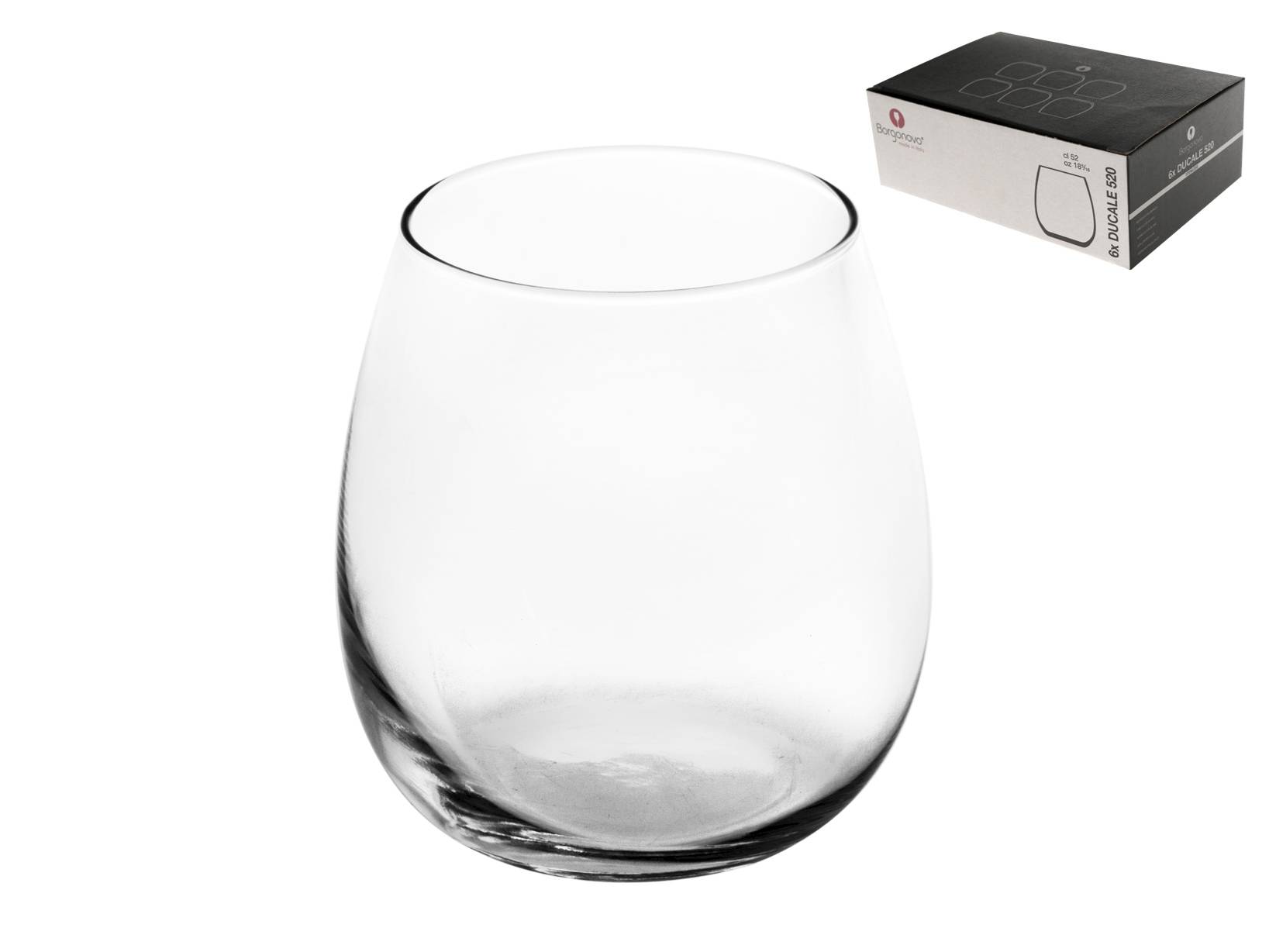 BORGONOVO DON Bicchiere con manico da Liquore 5,5cl - 6 pezzi - Il Mio Store