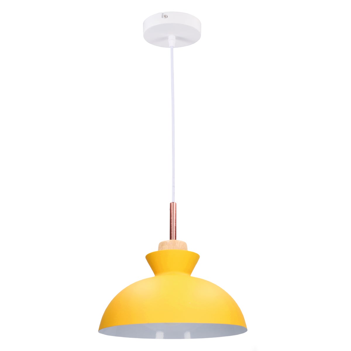 Plafonnier Enfant Pelleteuse Jaune - 2 Ampoules E27 Non Incluses - Décoration Chambre Thème Chantier
