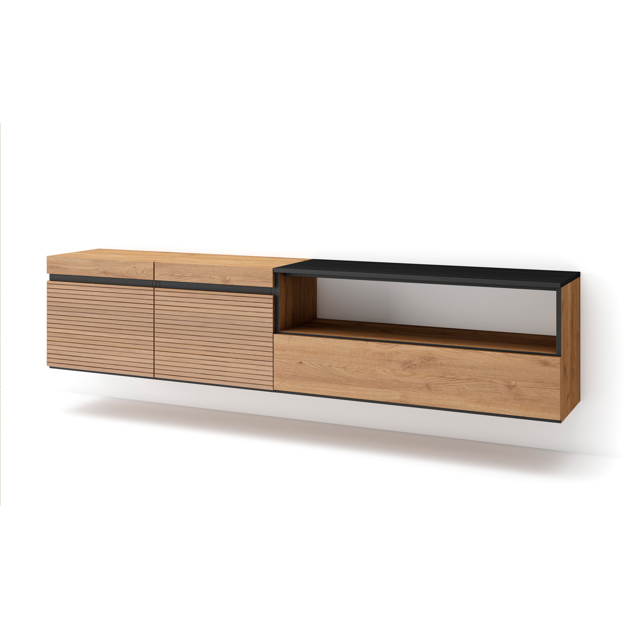 Amueblate Online, Meuble TV, Banc Télé, Grand espace de Rangement, Pour ...