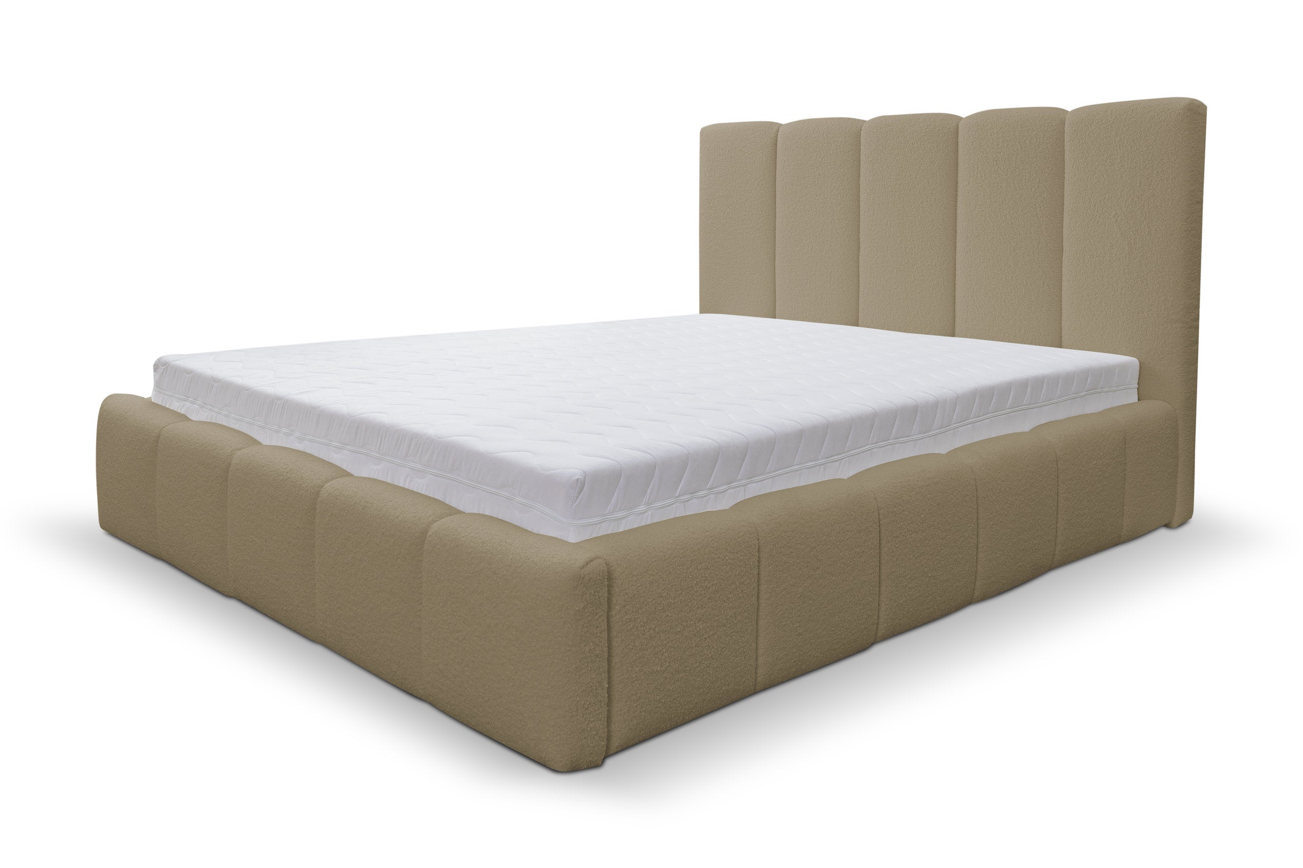 GRAINGOLD Lit Cloud 180x200, Rembourré Avec Coffre De Rangement