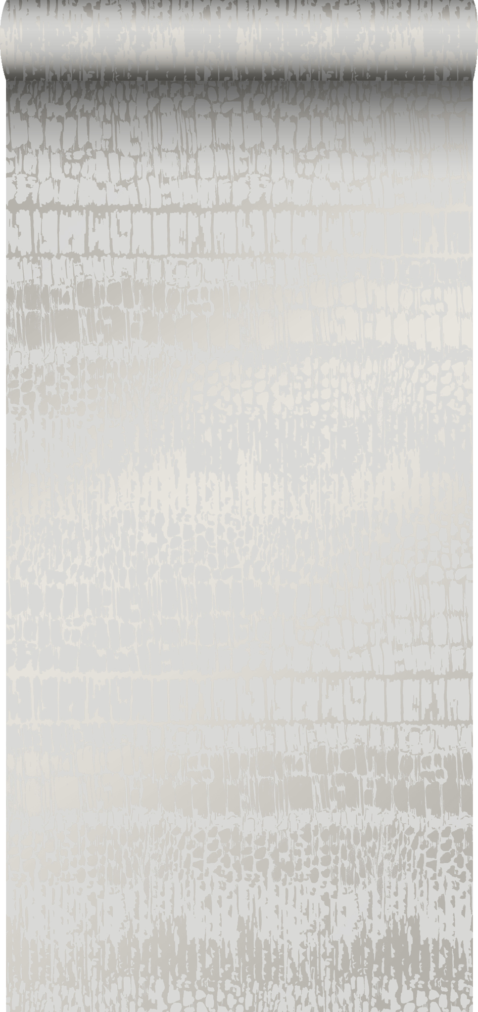 Papel pintado piel de animal gris pardo - 53 cm x 10.05 m - origin wallcoverings