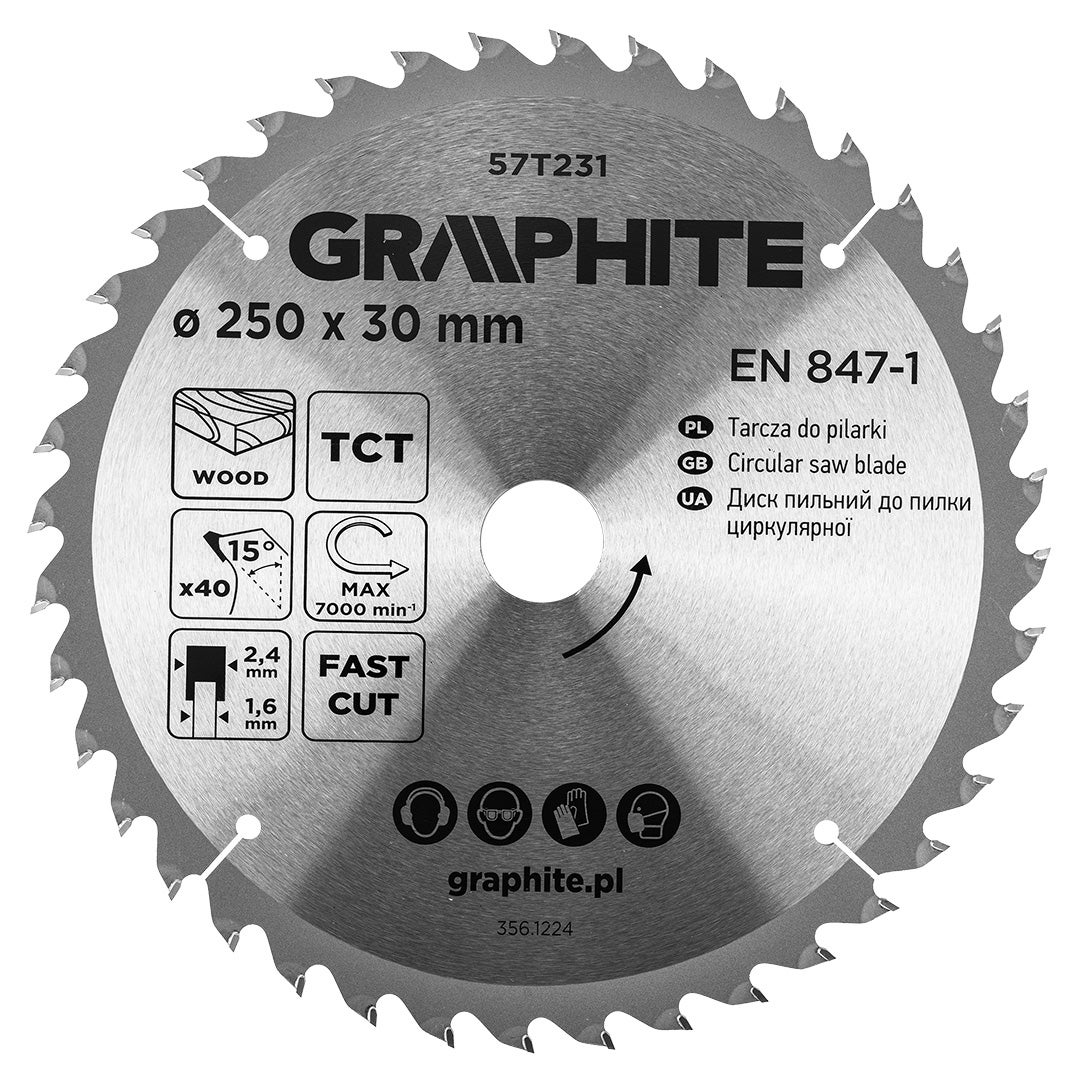 Disc fierastrau, VIDIA, 250 x 30 mm, 40 dinti 57T231