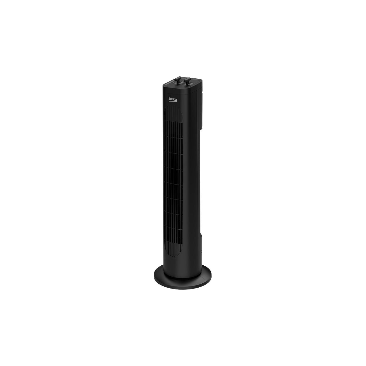 BEKO EFW5300B Ventilatore a Torre Meccanico, 35W, 3 Velocità, Oscillazione 60°, Timer 2h, Nero