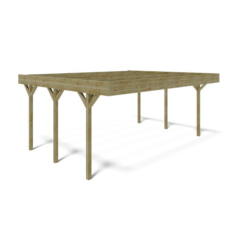 Carport, abri de voiture 6.06x5.03 m - 30.48 m2 - CAR5 - ALTANKA - 8