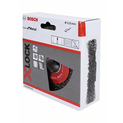 Bosch PRO Metal clean X-Lock Szczotka tarczowa 115 x 0,30 mm - 2608620732 - 2