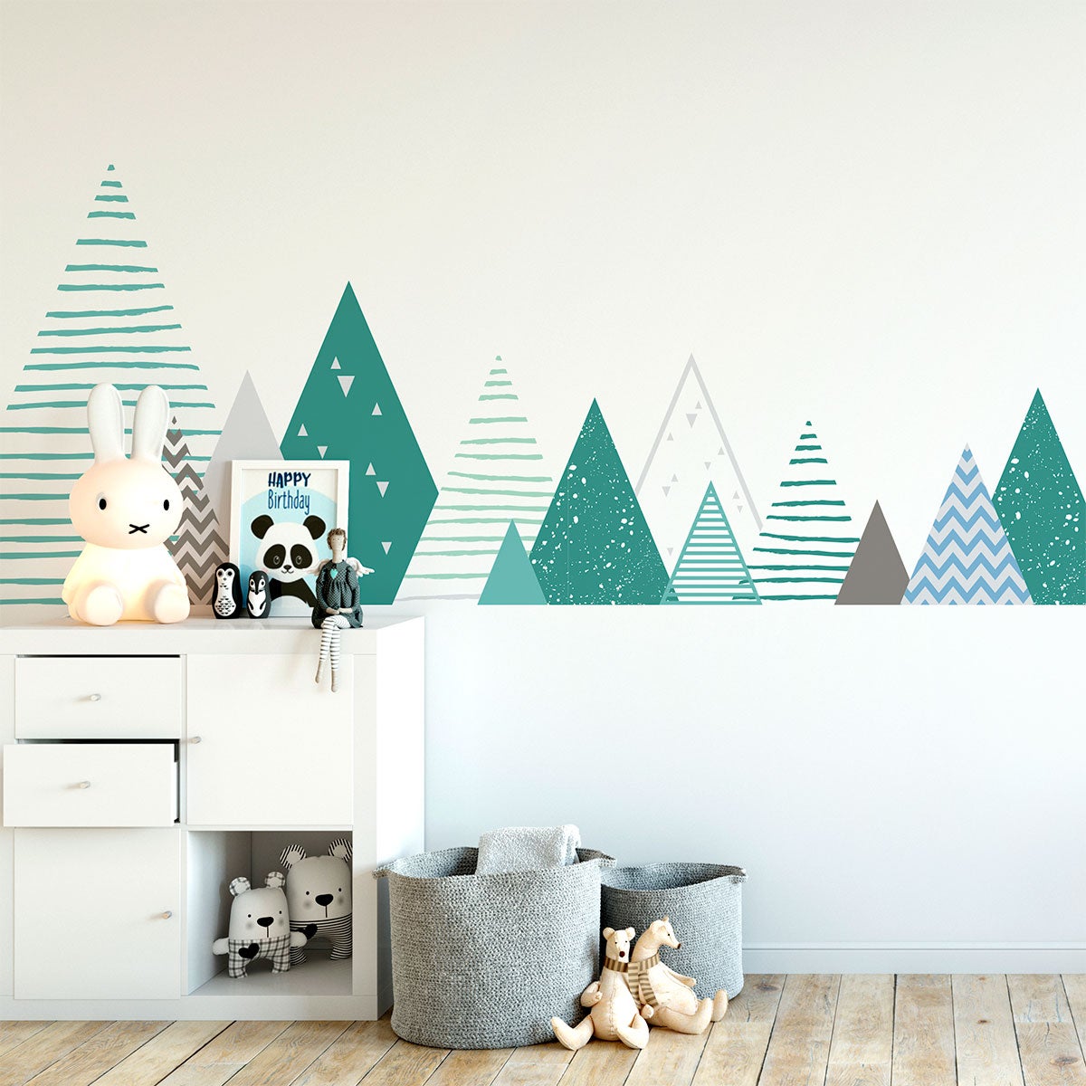 Adesivo bambino di montagna scandinavo kimka - Sticker adesivo - adesivi murali - 70X115cm - 3