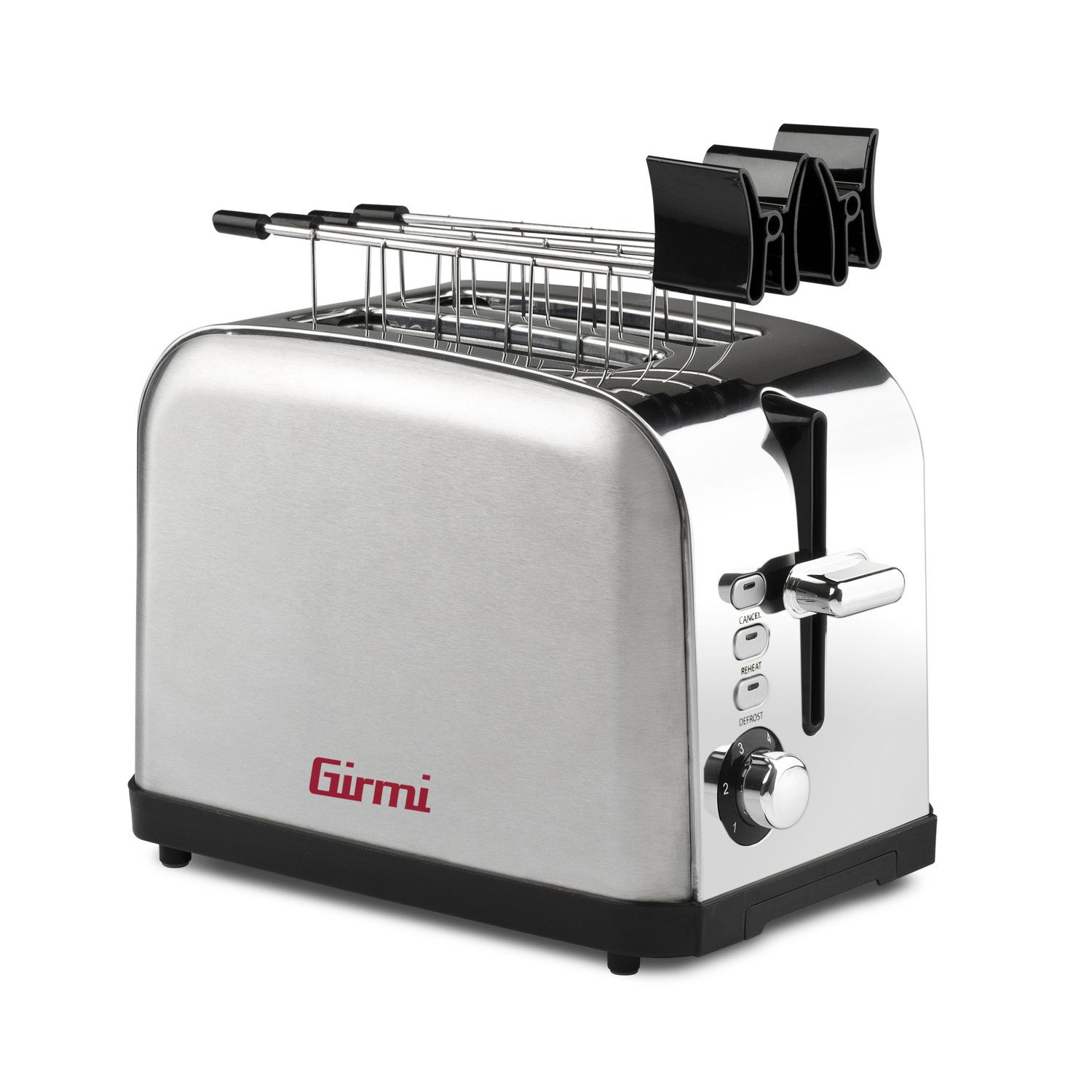 Prajitor de paine Tefal Confidence TT340830, 850W, 7 niveluri de rumenire, Inox