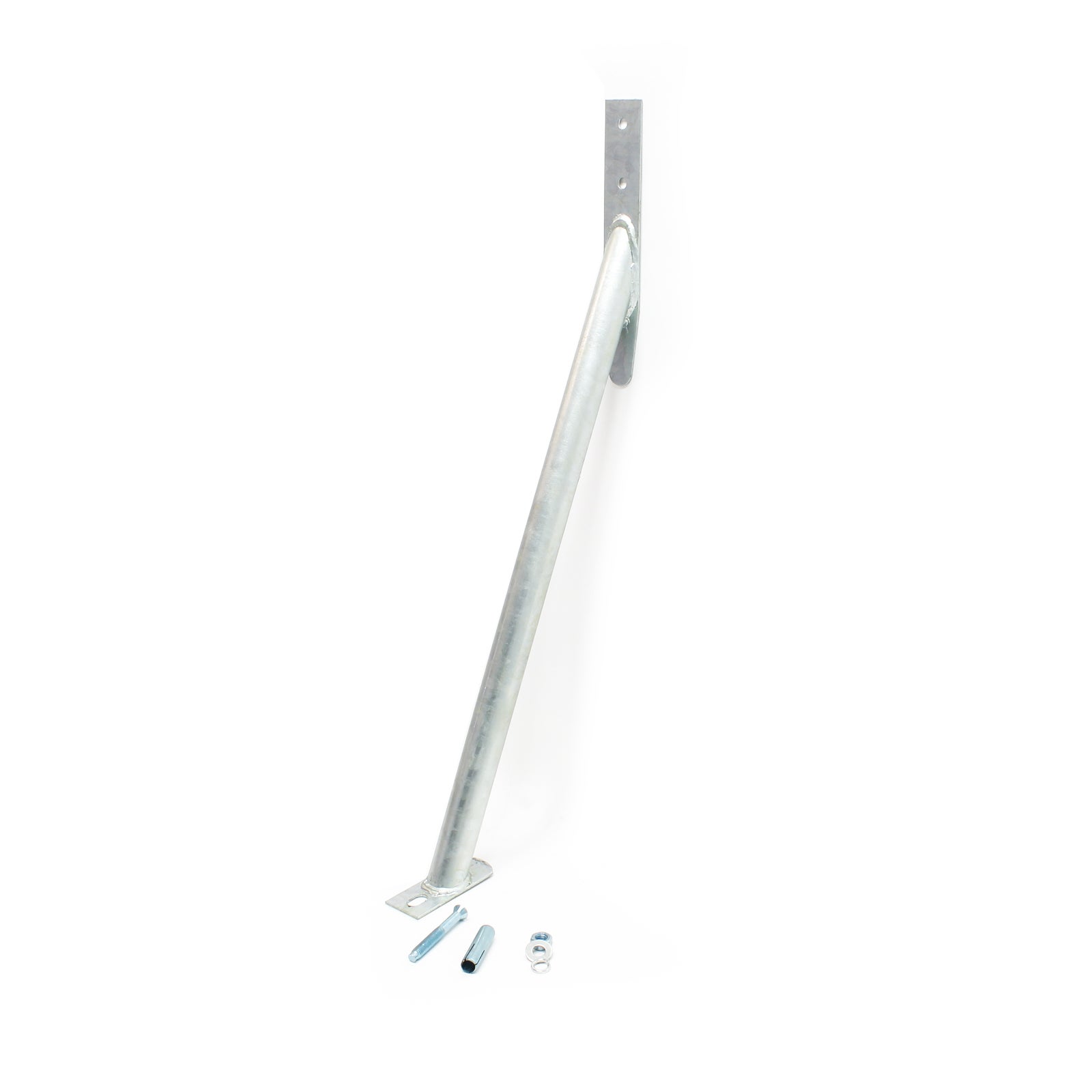 Jambe de force 290 x 40 x 650 mm – en Acier galvanisé – Support pour clôture Ancre de sol pour poteau Brise-vent – Protection contre les… Wiltec - 2