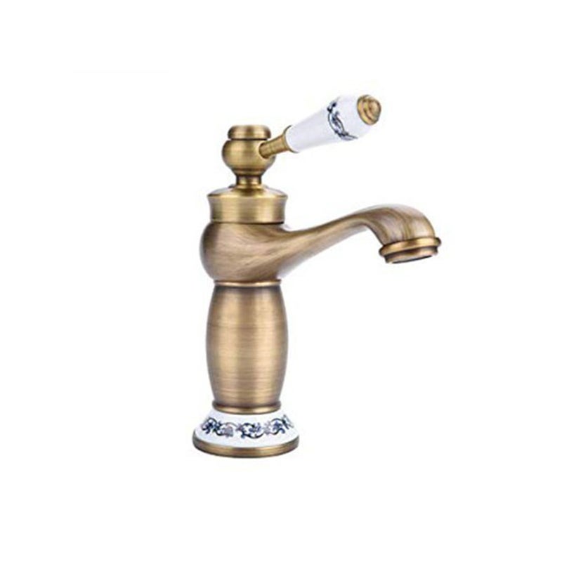 BATERIA UMYWALKOWA PALOMA STOJĄCA NISKA RETRO S-1107 STARE ZŁOTO