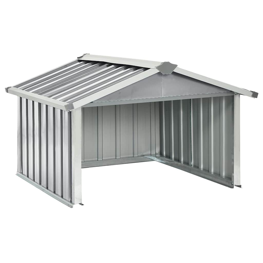 Abri pour robot de jardin 92x97x63 cm Acier galvanisé Gris vidaXL - 2