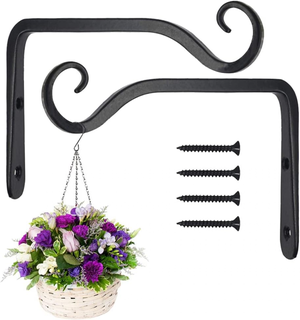 Bard's Appendiabiti Verticale In Ferro Battuto Nero - 2 Pezzi, Per 3 Piatti Da 21-25 Cm, Altezza 99 Cm - 5