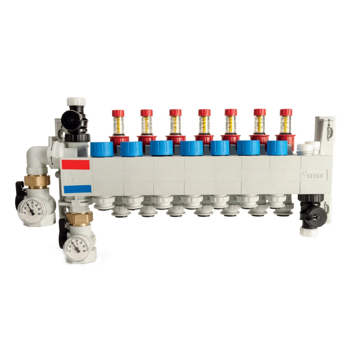 REHAU colector compacto 7 circuitos - 14707501001 | Leroy Merlin