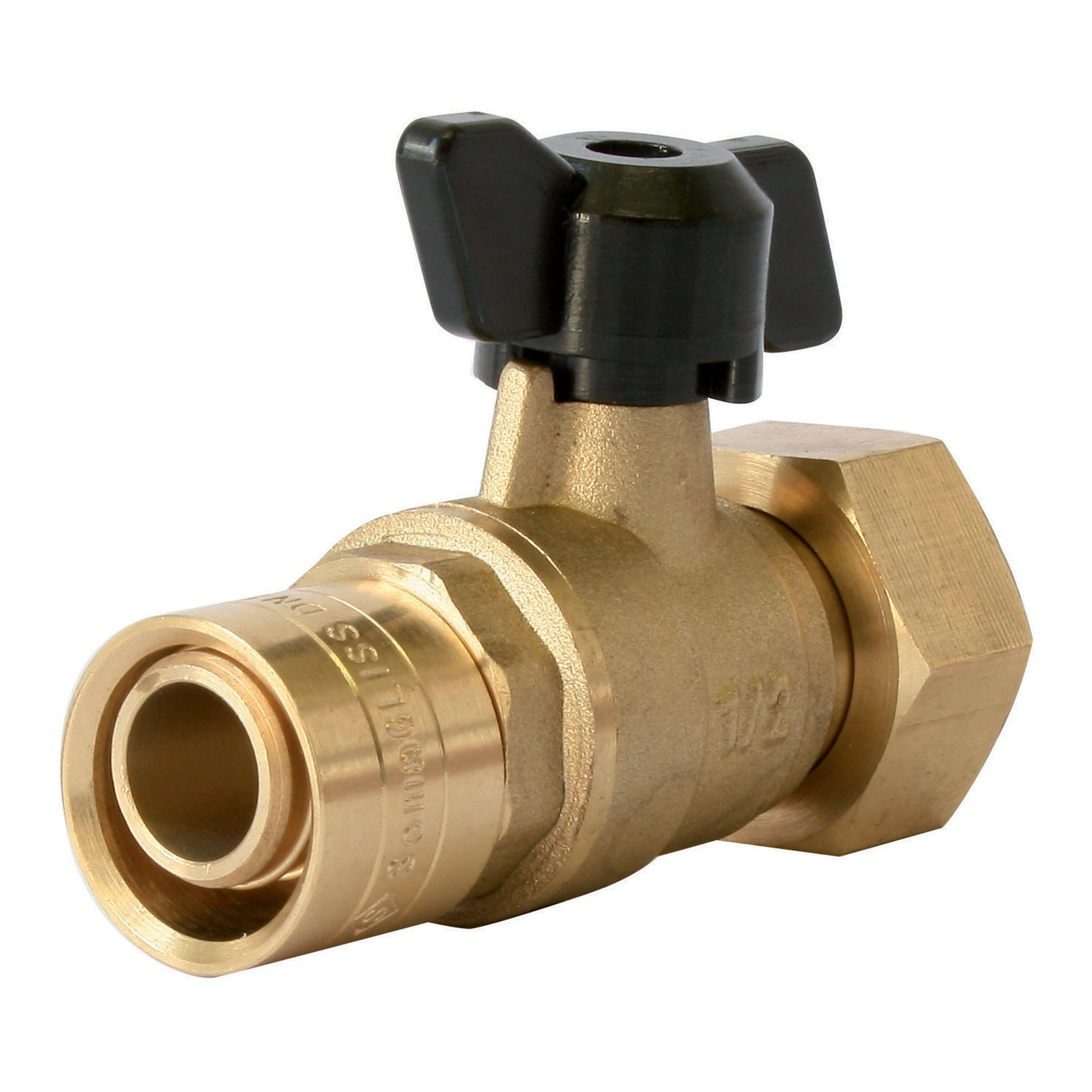 Valvola A Doppia Sfera Maschile 15/21 - Per Impianti Idrici E Riscaldamento, Maniglia Piatta - Foto 6