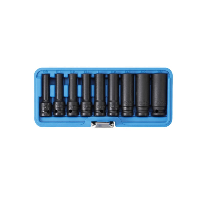 Set di bussole profilo E, profonde | 12,5 mm (1/2
