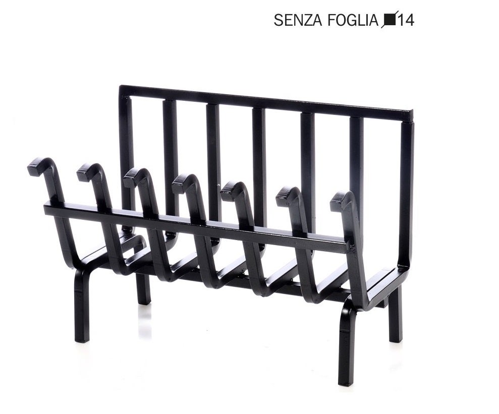 Brucialegna Camino | 5 Barre Regolabili | Nero Argento | Portatile | Per Piccoli Camini - Foto 11