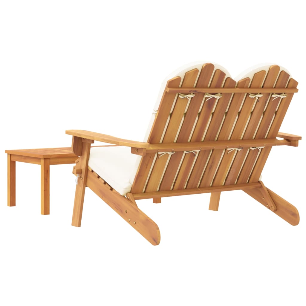 Maison Exclusive - Set Salotto da Giardino Adirondack 2pz Legno Massello di Acacia - 5